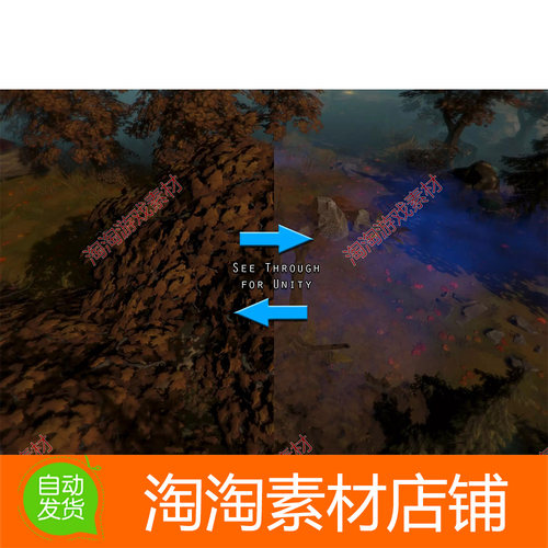 Unity3d See Through 1.0.2 透视 视线范围内时淡化对象