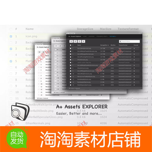 Unity3d A+ Assets Explorer 2.1.9 强大的资源目录管理插件