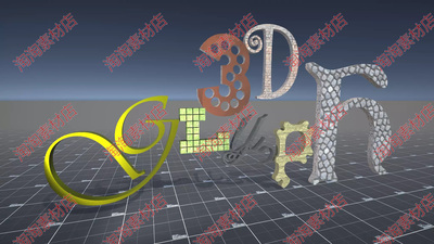 Unity3d Glyph 3D 1.3.0.1 文字图形3d