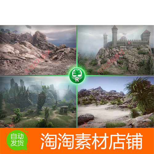 Unity3d Big Environment Pack Reforged 1.0 中世纪城堡场景