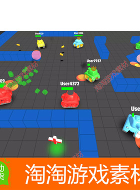 Unity3d Tanks Multiplayer 1.6.1多人游戏坦克大战项目源码模板