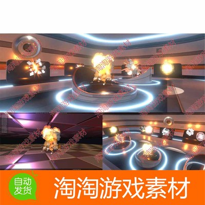 Unity 3D Cartoon Explosions Pack Vol 1 1.0 卡通爆炸粒子特效