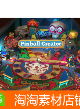 Unity3d Pinball Creator 2.0.1 弹球机弹珠游戏模板