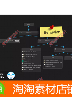 Unity3d Behavior Game Creator 1 1.0.4 扩展插件AI行为树