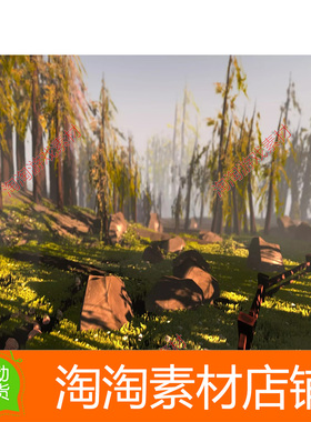 Unity3d Infini GRASS GPU Vegetation 1.9.9.8h森林草地树木生成