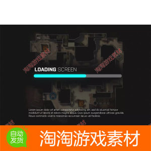 Unity3d Loading Screen v1.5.3多种进度条加载载入画面插件