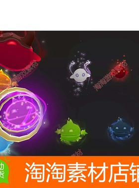 Unity3d Cute Hovering Companions 1.0 全兼容 可爱怪兽模型