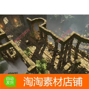 Unity3d Eternal Temple 1.5.3 永恒神殿庙宇遗迹地下城冒险场景