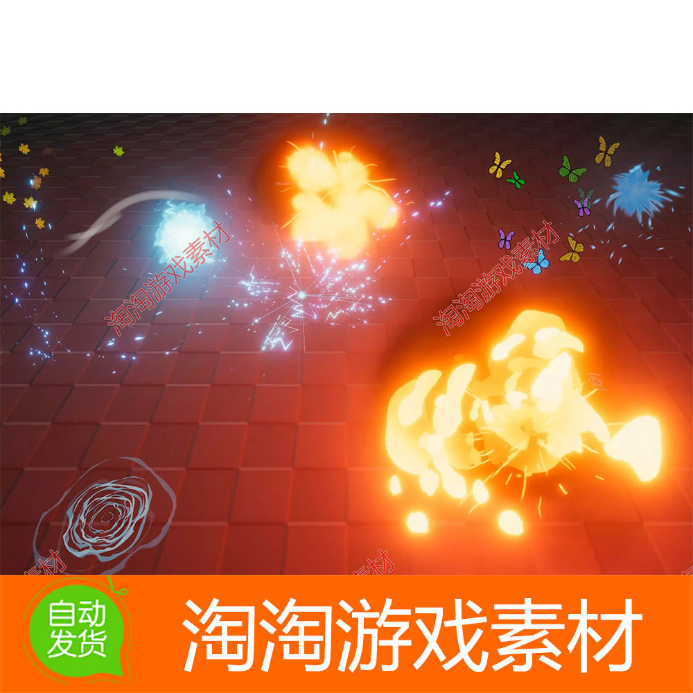 Unity3d Anime Particles Pack 1.0.1卡通动漫粒子特效素材资源集