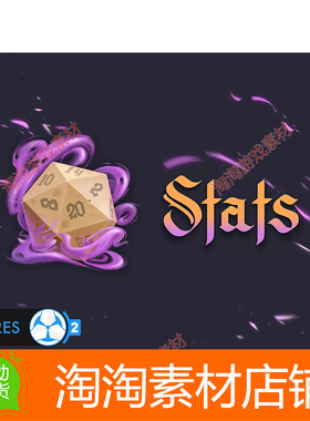 Unity3d Stats 2 Game Creator 2 by Catsoft Works v2.6.15