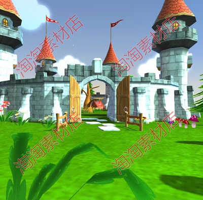 Unity3d Toon Level Kit 1.6 卡通场景合集