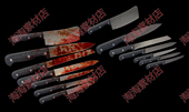 武器 Unity3d 模型资源包 Pack 血迹厨刀 Bloody Knife