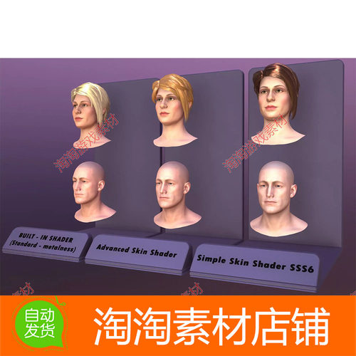 Unity Human Shader Pack Built-In RP URP HDRP 1.1.50