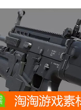 Unity3d WA Assault Rifle - SpecOps Forces 1.0突击步枪模型