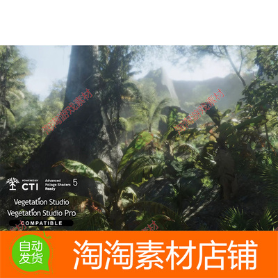 Unity3d Tropical Forest Pack 1.3.6 包更新 热带雨林场景包