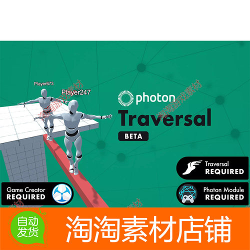 Unity3d Photon Traversal 0.1 Game Creator扩展插件
