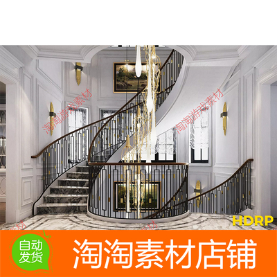 Unity ArchVizPRO Interior Vol9 HDRP 高清豪宅公寓室内场景模型