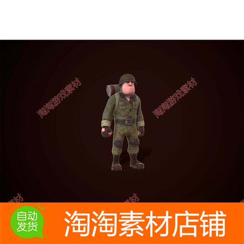 Unity3d Warrior Character v1.0.0 士兵战士角色