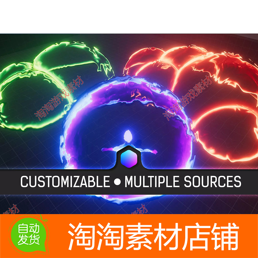 Unity3d ForceField Effects v1.2.1 魔法防护罩技能阵力场特效