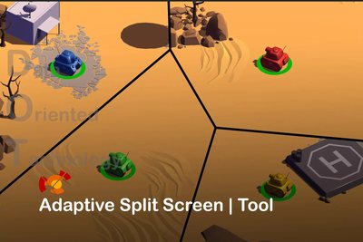 Unity3d adaptive split screen 1.3.0 自适应分屏工具