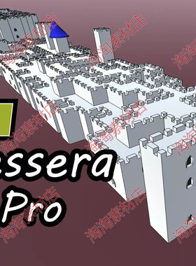 Unity3d Tessera Pro 5.1.1 快速生成随机3D场景和建筑系统插件