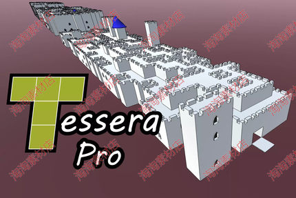 Unity3d Tessera Pro 5.1.1 快速生成随机3D场景和建筑系统插件