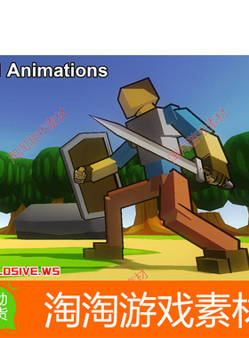 Unity RPG Character Mecanim Animation Pack 6.9.1人物角色动画