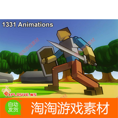 Unity RPG Character Mecanim Animation Pack 6.9.1人物角色动画