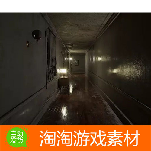 Unity3d HQ Modular RE Mansion v1.01 模块化大厦室内场景模型包