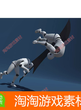 Unity3d GreatSword_Animset v1.0 超酷大剑大刀格斗动作动画素材