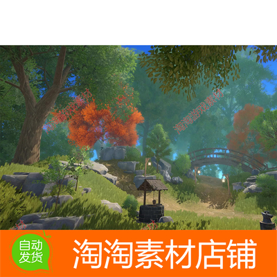 Unity3d Stylized Trees and Foliage 2.1 风格化树木森林模型