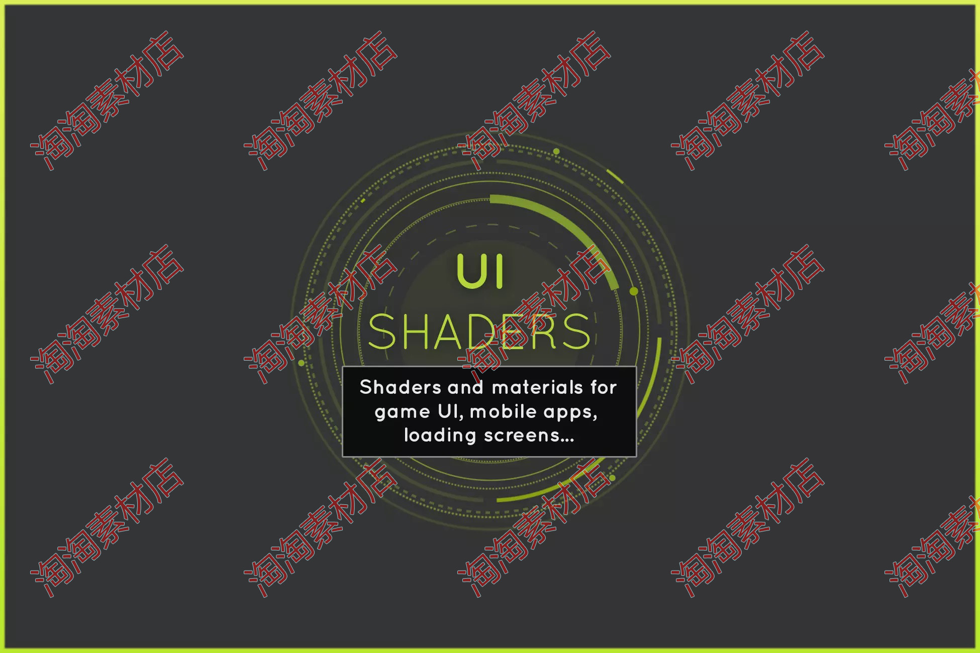 Unity3d UI Shaders 2.1 进度条 UI按钮动画效果支持URP HDRP