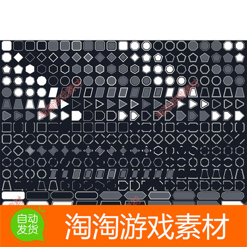 Unity3d Clean Flat Buttons 1.0 包更新 图标按钮UI资源素材