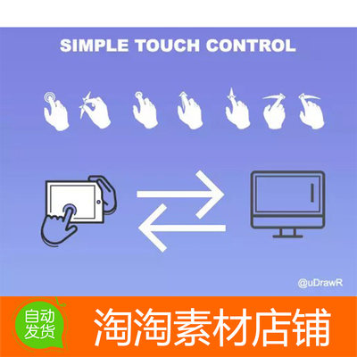 Unity3d Simple Touch Control v1.1 移动输入触摸屏工具