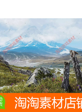 Unity3d Epic Mountains Pack 2 写实高原草原雪山高山脉地形场景