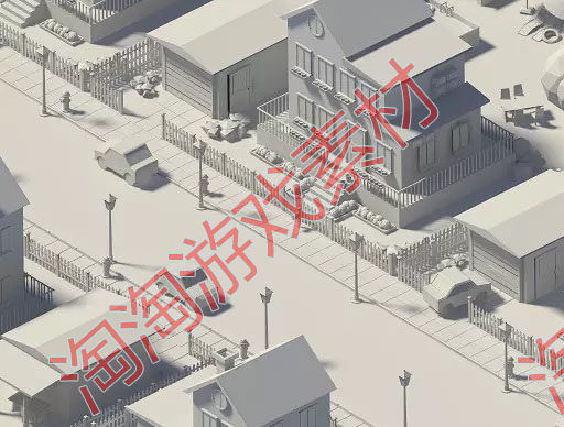 U3d Country House Pack (Middle Level Models)1.0 乡村住宅建筑