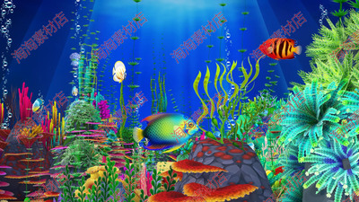 Unity3D Coral Forest - Seaweed Valley海底 水下 珊瑚礁 珊瑚岛