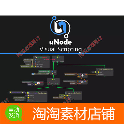 Unity3d uNode - Visual Scripting 2.1.8 包更新 可视化编程插件