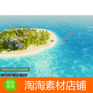 Unity3d Stylized Water Shader v2.1.5 卡通水着色器工具插件