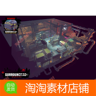 Unity3d SurrounDead - Bunker 1.3.1 末日生存游戏避难所场景
