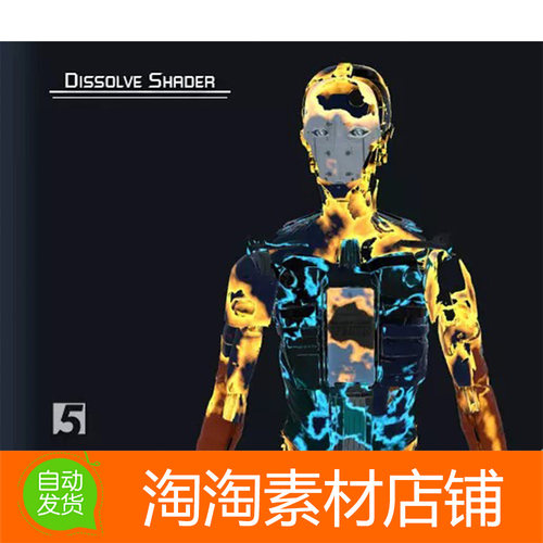 Unity3d Sci-Fi - Dissolve Shaders 2.0 溶解着色器工具插件