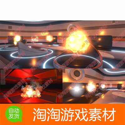 Unity 3D Cartoon Explosions Pack Vol 2 1.0 卡通爆炸粒子特效