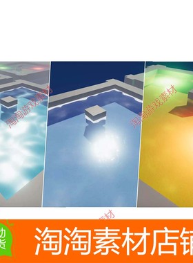 Unity3d Simple Toon Water LWRP URP 1.3 卡通水着色器特效