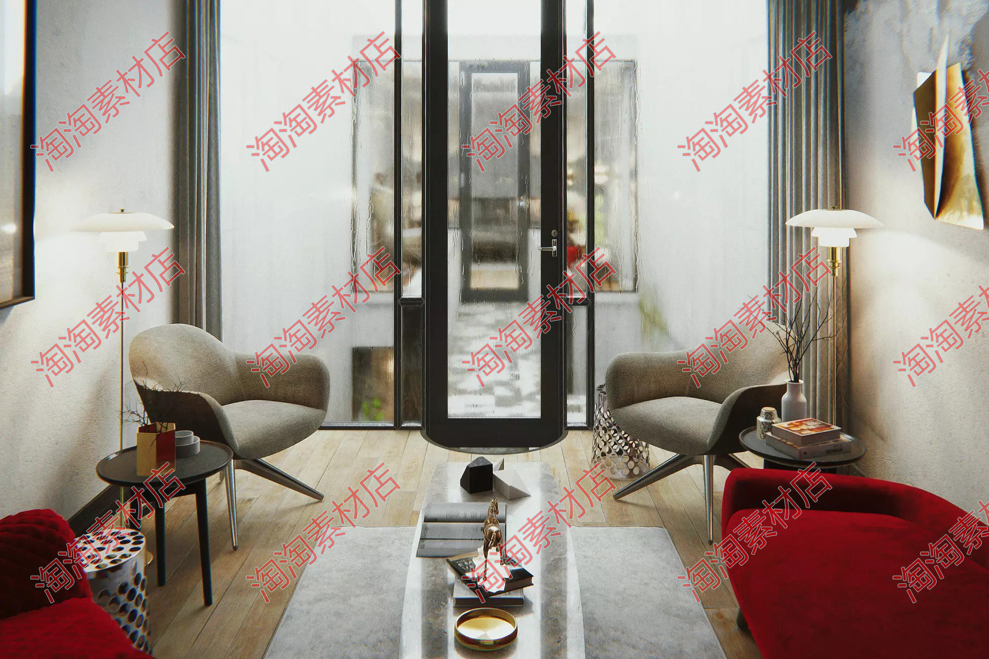 Unity3d ArchVizPRO Interior Vol.7 现代家居室内场景模型