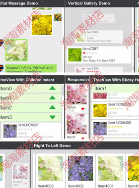 Unity3d UGUI Super ScrollView 2.5.4 列表滑动菜单相册UI插件