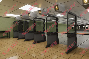 Unity3d HQ Shooting Range 1.2 射击靶场场景模型PBR VR虚拟现实