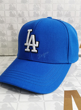 MLB棒球帽正品LA道奇队帽子女鸭舌帽男遮阳帽防晒帽20LA3UCD0023D