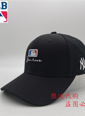 MLB棒球帽正品LA帽子女鸭舌帽男遮阳帽棒球帽20LA5UCD11500