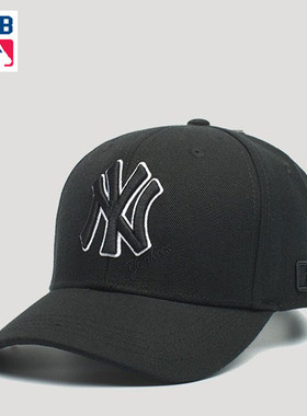 MLB棒球帽正品NY帽子女鸭舌帽男遮阳帽防晒帽17NY3UCD01100