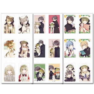 漫能白圣女与黑牧师diy笔杆贴纸随心贴个性二次元cos贴图动漫周边